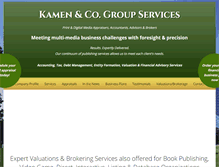 Tablet Screenshot of kamengroup.com